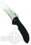 Emerson Knives Commander Knife, Manual Folder, Satin Finish Part Serrated Blade