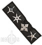Fury Stainless Steel Shuriken Classic 4 Piece Set with Pouch
