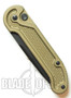 Microtech Tactical LUDT Automatic Knife Green, Plain Edge, Black Tactical Hardware, MT135-1GT