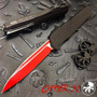 Microtech 241-1SL Sith Lord Cypher S/E OTF Auto Knife, Red Blade