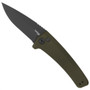 Kershaw 7300BLKOL OD Green Launch 3 Auto Knife, CPM-S35VN Black Blade