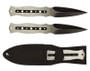 Two Tone Throwing Knives (Spear Tip)