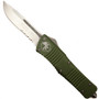 Microtech 143-5OD OD Green Combat Troodon S/E OTF Auto Knife, Satin Combo Blade