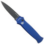 Piranha Blue Bodyguard Auto Knife, CPM-S30V Black Blade