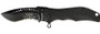 Meyerco Maxx-Q Tactical Spring Assist Knife, G-10, (BLK, P/S)