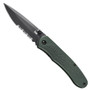 Benchmade HK OD Green P30 Assist Knife, Black Combo Blade