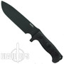 LionSteel M7 Hunting Fixed Blade Knife, Black Blade