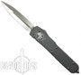 Microtech Grey Ultratech OTF Knife, Stonewash Dagger Blade