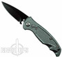 Mini Grey Napoleon V Auto Knife, Black Clip Blade