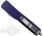 Microtech Purple Ultratech OTF Knife, Satin Double Edge