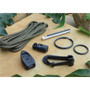 ESEE Knives Izula Fixed Blade Knife, Survival Kit, 1095 Carbon Black Blade, kit