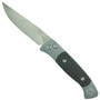 Pro-Tech Brend 2 Auto, Satin Plain Blade, Grey Handle w/Carbon Fiber Inlay