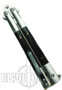 Transformer Butterfly Knife, Black Wood Handle, Satin Blade