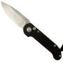 Microtech 135-10 LUDT Auto Knife, Stonewash Blade FRONT VIEW
