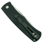 ProTech "Whiskers" Bolster Release Auto Knife, Stonewash Plain Blade, clip view