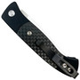 ProTech Carbon Fiber Brend 2 Auto Knife Satin Plain Blade REAR VIEW