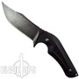 Brous Blades Stryker Fixed Blade Knife, Acid Stonewash D2 Blade