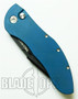 Pro-Tech Elishewitz DORU Automatic Knife, DLC Part Ser. Blade, Blue Handle, PT2021