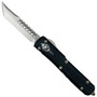 Microtech 119-10 Ultratech Hellhound Tanto OTF Auto Knife, Stonewash Blade