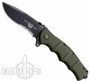 Boker Plus Kalashnikov 651 Anniversary Folder Knife, Black Combo Blade