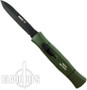 AKC Black Tactical Nato Double Action OTF Knife, Dagger Blade