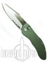 Pro-Tech Elishewitz DORU Automatic Knife, Stonewash Part Ser. Blade, Green Handle, PT2013