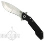 Quartermaster Knives Boss Hog QSE-1 Folding Knife, Kukri Stonewashed