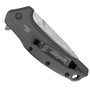 Kershaw Link Assist Knife, Gray Aluminum, Blackwash Combo Blade