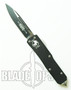 Microtech UTX-85 OTF Knife, DLC Black Plain Edge, MT125-1