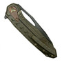 Microtech 196-1BZ Bronze Sigil MK6 Titanium Flipper Knife, Black Blade