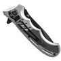 Smith & Wesson Grey Extreme Ops Folder Knife, Black Blade, Combo Edge