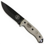 ESEE Knives ESEE-5P Micarta Fixed Blade Knife, 1095 Carbon Black Blade