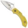Spyderco Dragonfly2 Salt Knife, Plain Blade, FRN Yellow Handle, C28PYL2