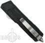 Microtech QD Scarab OTF Knife, Dual Edge Bead Blast Plain Blade