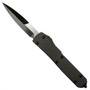 Microtech 120-1DLCCF Ultratech Carbon Fiber Bayonet OTF Auto Knife, DLC Black Blade