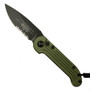 Microtech 135-2OD OD Green LUDT Auto Knife, Black Combo Blade