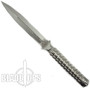 Microtech ADO Fixed Blade Knife, Dual Edge Bead Blast Blade, 115-7