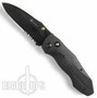 CRKT Elishewitz Anubis, Zytel Handle, Black Combo Blade