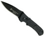 Smith & Wesson HRT Large Auto  Knife, Black Combo Blade, SW80BS