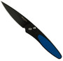 Pro-Tech 3442 Newport Auto Knife, Blue G-10, CPM-S35VN Black Blade