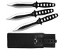Airborne Two Tone, Double Edged Throwing Knives, 3 Pack
