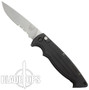 Benchmade 2550S Mini Reflex Auto Knife, Combo Edge Satin Blade