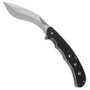 Boker Magnum Pocket Kukri Folding Knife, Black G10 Handles FRONT VIEW