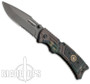 Boker Magnum Marksman Folder Knife, Linerlock, Combo Blade