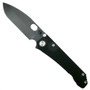 Medford Knife & Tool MK02DP-08TM 187DP G-10/Tumbled Titanium Folder Knife, D2 Black Blade