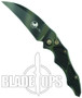 Microtech Kestrel Automatic Knife, Green Camo, Plain Edge, 131-1GC