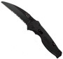 SOG Flash II Rescue Assisted Knife, Black TiNi Combo Blade, TFSA-6