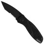 Kershaw Tactical Blur Spring Assisted Knife, Black Tanto Combo Blade