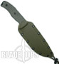ESEE Knives 6PCPOD Fixed Blade Knife, Black Clip Point Blade, Linen Micarta Handle, Olive Drab Sheath
