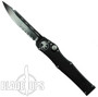Microtech Halo V OTF Automatic Drop Point Knife, Combo Blade